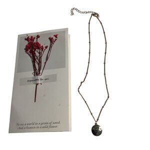 Concise Royal Disc "T" Initial‎ Pendant Necklace Gold ToneLobster Clasp